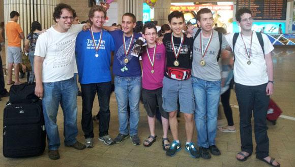 Israeli team ranked Number 1in International Mathematics Competition