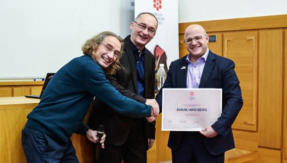 The School of Chemistry Congratulates Dr. Barak Hirshberg, one of the top 5 finalists in the Dream Chemistry Award competition organized by the Czech and Polish Academies of Sciences