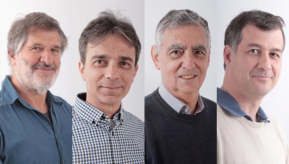 Prof. Nissan Itzhaki, Prof. Yaron Oz, Prof. Cobi Sonneschein, and Prof. Shimon Yankielowicz are part of a new ISF inter-university excellence center to pursue String Theory 
